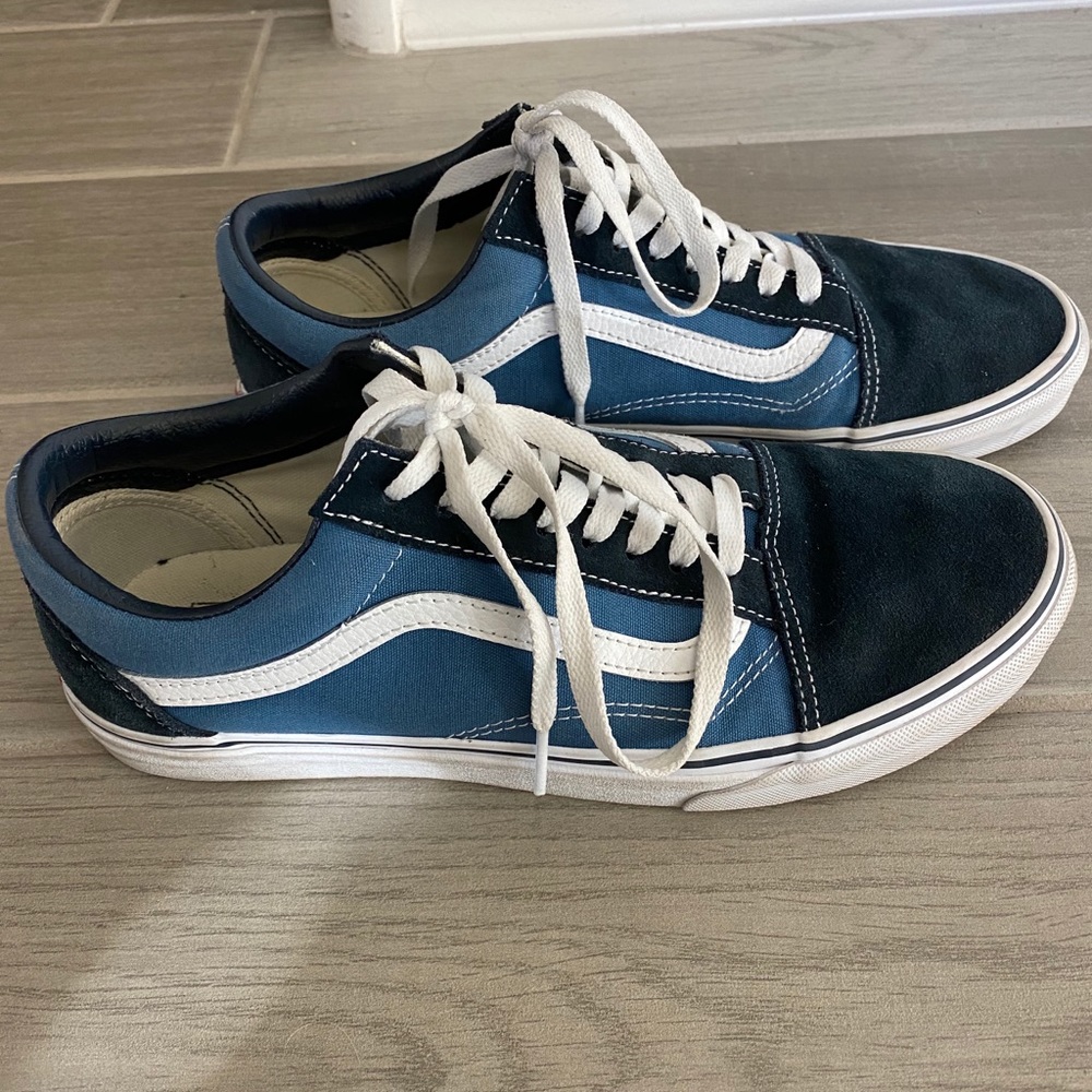Blue Old School Vans